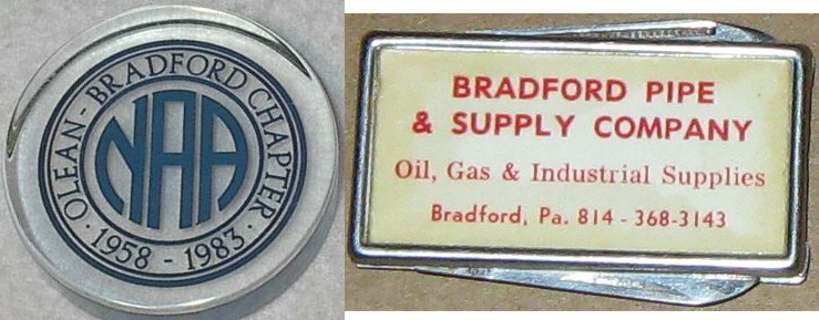 NAA 25th Anniversary Paperweight / Bradford Pipe & Supply Co. ad tool