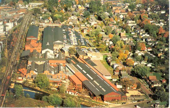 Bird's Eye View of Dresser Manufacturing Buildings